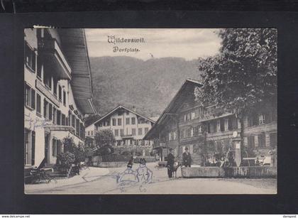 Schweiz AK Wilderswil Dorfplatz
