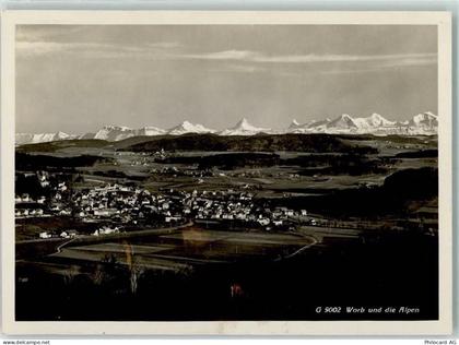 3076 Worb - Worb und die Alpen - 13137569