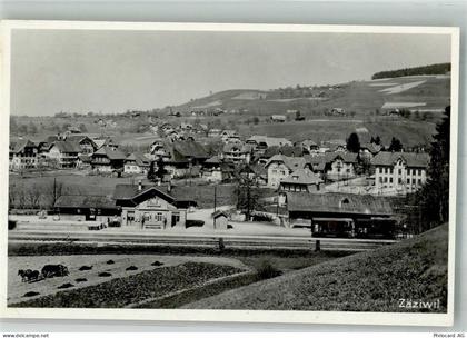3532 Zäziwil 1931 Foto AK Bahnhof - 13585888