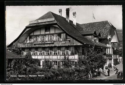 AK Zäziwil, Gasthof z. Weissen Rössli