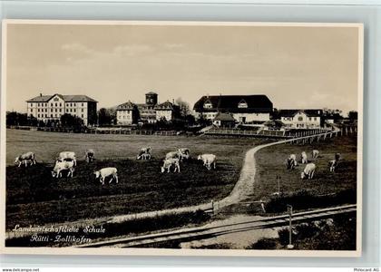 3052 Rütti Zollikofen Foto AK Landwirtschaft Schule - Erhaltung I - 13085942