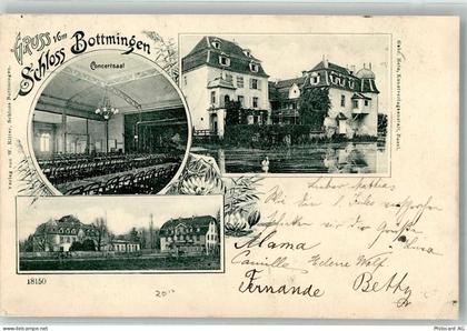 4103 Bottmingen 1904 Gebrauchsspuren Schloss Bottmingen - 13300050