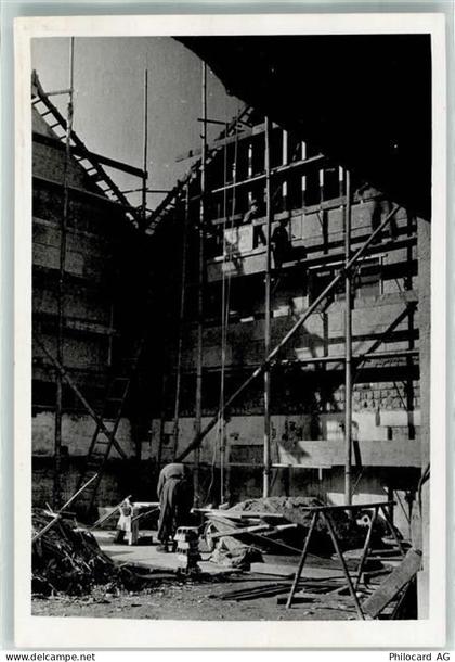 4402 Frenkendorf Foto AK Haus Leiter Bau Ort handschriftlich - 13937833