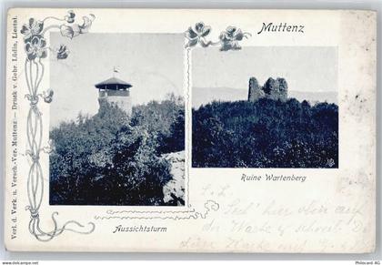 4132 Muttenz - Aussichtsturm, Ruine Wartenberg - 50772272