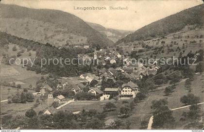 Langenbruck Basel Land Blick ueber Langenbruck