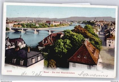 4000 Basel Bâle - Brücken AKU2 - 50575694