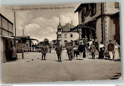 4000 Basel Bâle - Grenze Schweiz-Deutscland Lörrach Militär - 13650774