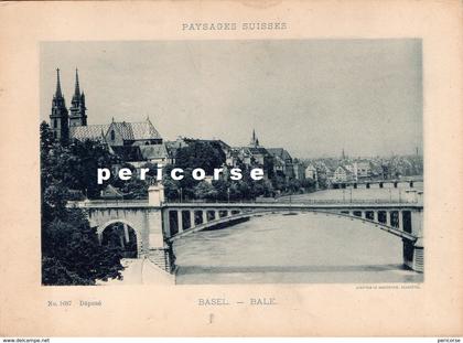 Bale   Vue Générale  (photo  avis de passage  Wyler)