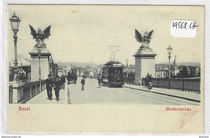 BS- BASEL- WETTSTEINBRUECKE-  TRAMWAY