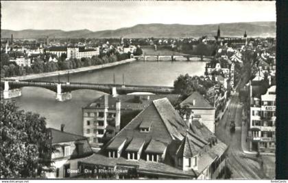Basel BS Basel Bruecken x 1960
