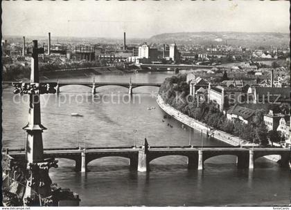 Basel BS Muensterturm Bruecken