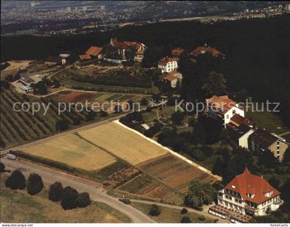 Bettingen BS St Chrischona Fliegeraufnahme