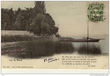 CPA (SUISSE ) LAC   DE MORAT