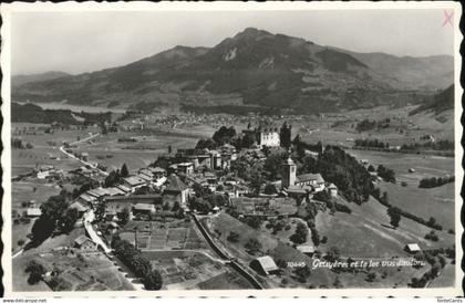 Gruyeres FR Gruyeres Fliegeraufnahme