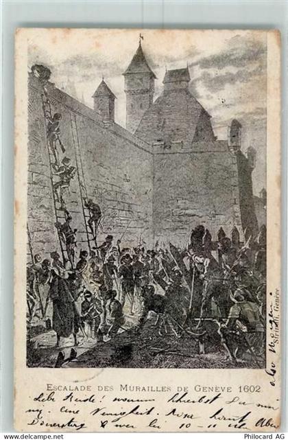 1200 Genève Genf - 1906 Escalade des Murailles de Geneve 1602 - 10393876