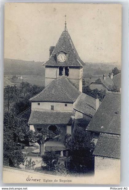 1200 Genève Genf - Kirche Begnins , Marke entfernt - 50648530