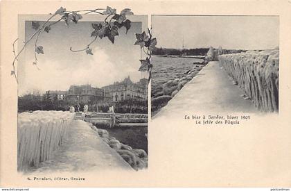 GENÈVE - Hiver 1905 - La bise glaciale - Ed. A. Pertuis