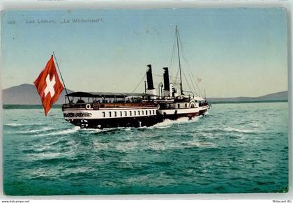 Genfersee Lac Leman - Dampfschiff Winkelried - 10612802