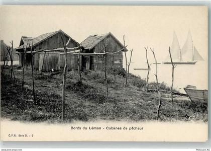 Genfersee Lac Leman - Fischerhütten - 39488381