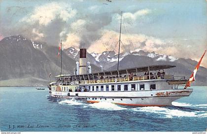 Suisse - GENÈVE - Bateau Salon La Suisse - Ed. Jullien J.J. 9199