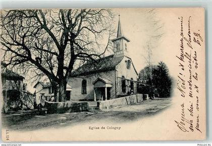 1223 Cologny 1899 - Kirche - 10592489