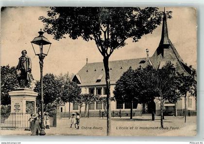 1225 Chêne-Bourg Villette GE 1909 - Denkmal Louis Favre - 10643917
