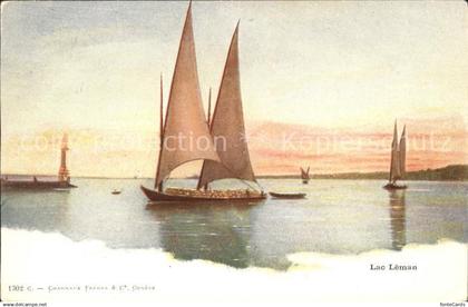 Lac Leman Genfersee Barque