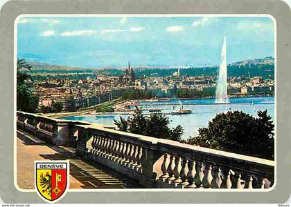 Suisse - Genève - La rade et la ville depuis Cologny - CPM - Voir Scans Recto-Verso
