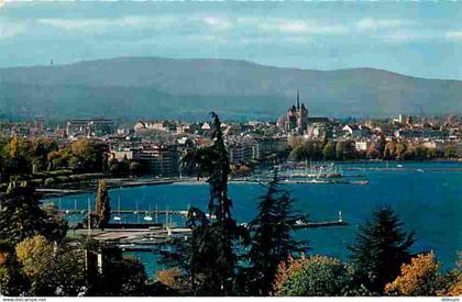 Suisse - Genève - La Ville vue de Cologny - Ecrite - CPM - Voir Scans Recto-Verso