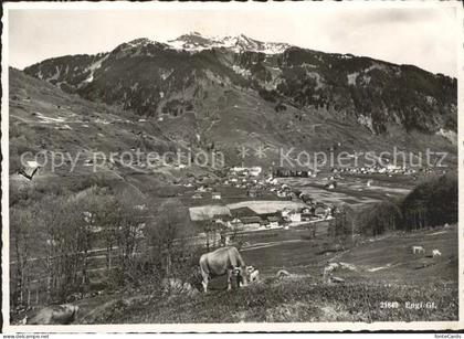 Engi Panorama Viehweide Kuh