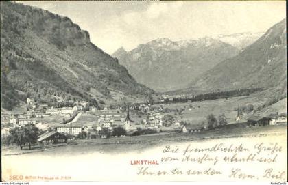 Linthal Glarus Linthal  x 1905