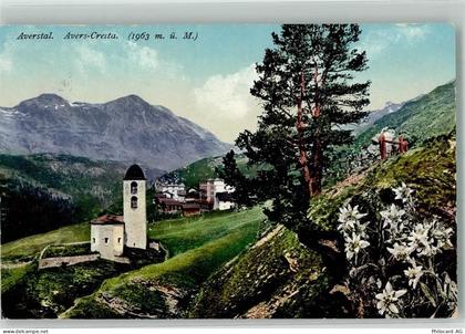 7447 Cresta Avers 1914 Foto AK Averstal - 38068489