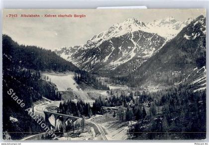 7482 Bergün Bravuogn - Albulabahn, Kehren, Viadukte - 51279839