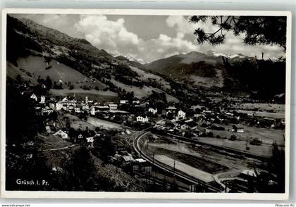 7214 Grüsch Seewis Foto AK Feldpost III/92 - 38211258