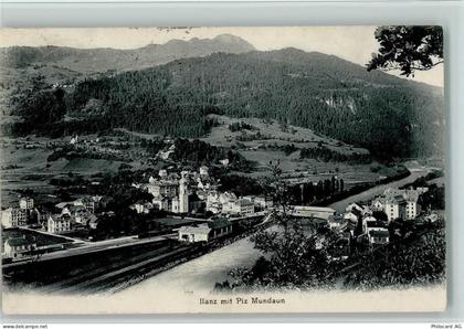 7130 Ilanz - mit Piz Mundaun, Teilansicht, AK - 13077591