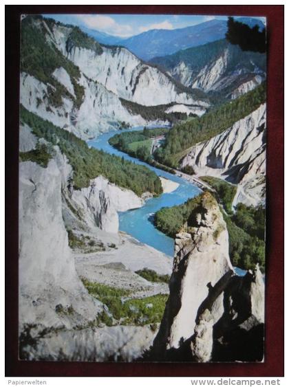 Flims / Ilanz / Laax / Trin / Versam-Safien / Valendas-Sagogn (GR) - Ruinaulta (Rheinschlucht)