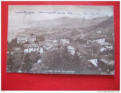 SUISSE - GLION - VUE GENERALE -