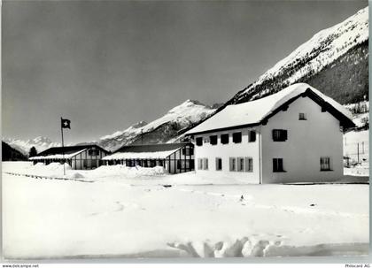 7522 La Punt-Chamues-ch Winter Pension C.V.J.M. Foto AK - 10686739