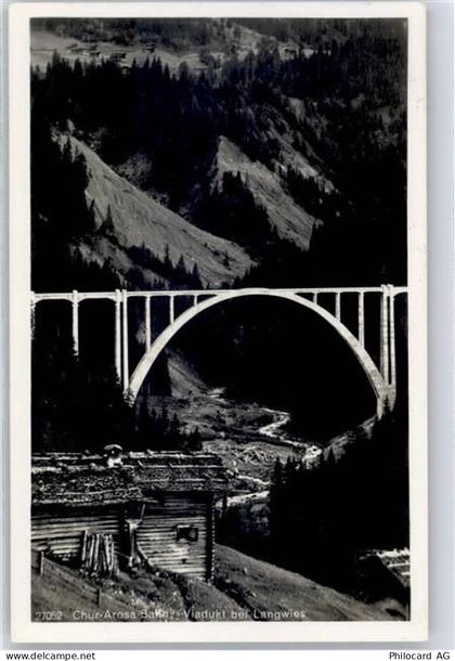 7057 Langwies 1929 - Viadukt - 51422340