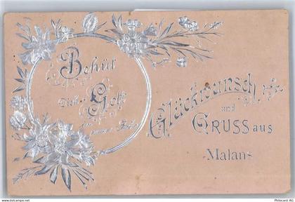 7208 Malans GR - Behüt dich Gott, Glückwunsch, Prägekarte - 51313755