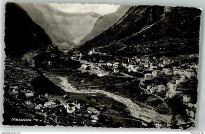 6563 Mesocco 1937 Foto AK - 10753057