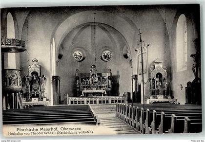 7134 Obersaxen Meierhof - PfarrkirchebMeierhof Hochaltar - 10604403