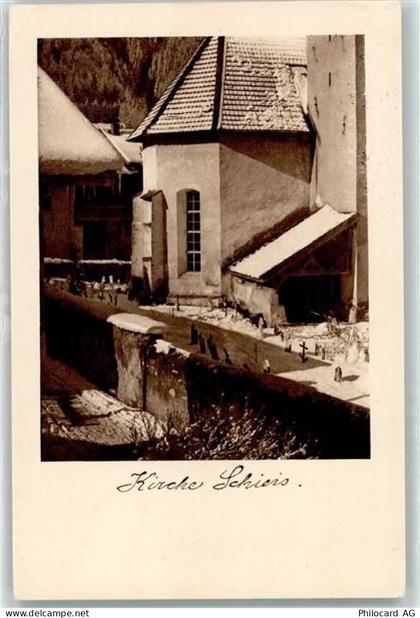 7220 Schiers 1918 - Kirche - 10593266