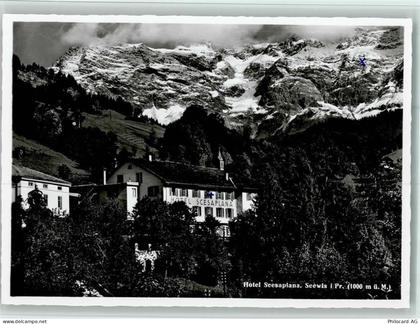 7212 Seewis Dorf - Hotel Scesaplana, gute Erhaltung AK - 13056652