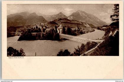 7013 Reichenau Domat/Ems 1916 Lithographie Kirche - 52016993