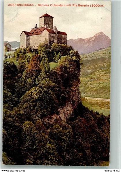 7411 Sils im Domleschg Foto AK Schloss Ortenstein Albulabahn - 38223106