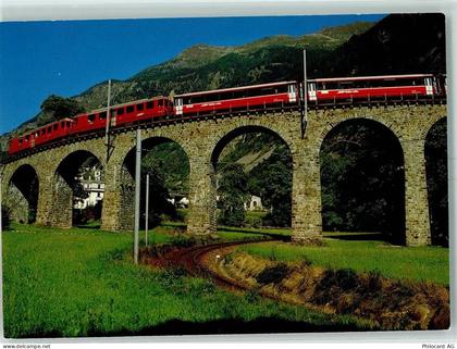 7743 Brusio - Der Bernina Express der Rhätischen Bahn auf dem Kehrenviad... - 10392581