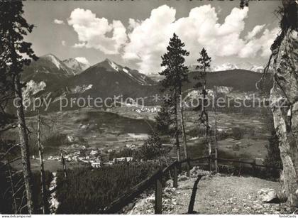 Alvaneu Bad und Dorf vom Schaftobel aus