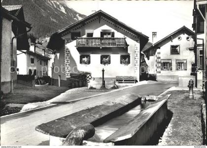 Berguen Bravuogn GR Dorfpartie