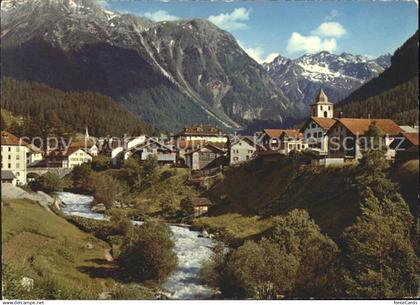 Berguen Bravuogn GR Dorfpartie am Albulapass